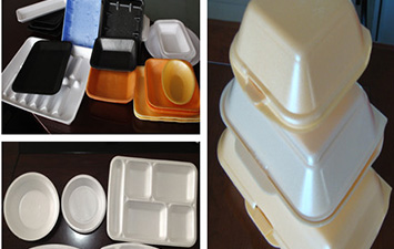 Контейнер для пищевых продуктов из пенопласта PS